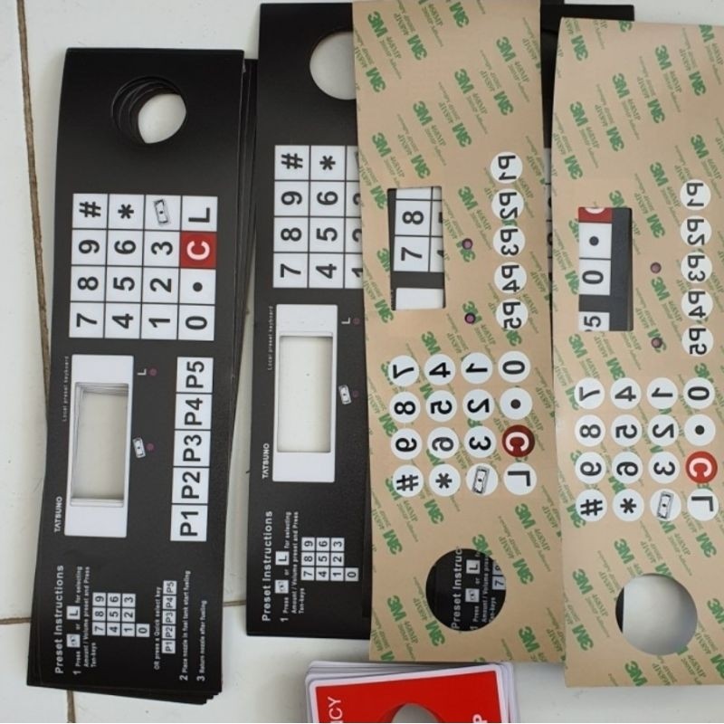 Sticker keypad tatsuno spbu keypad tatsuno//stiker tatsuno