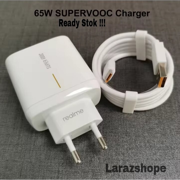 CARGER REALME 6 ORIGINAL 100% USB TYPE C SUPER DART VOOC FAST CHARGING CHARGER CASAN ORI