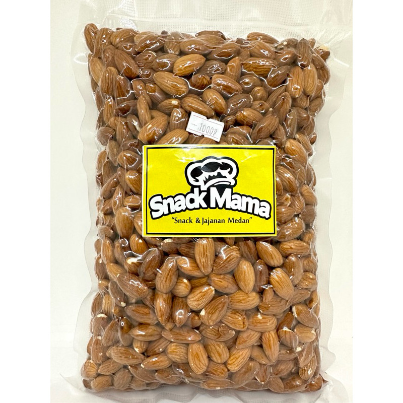 

KACANG ALMOND PANGGANG ROASTED GRADE A PREMIUM 500GR & 1KG | SNACKMAMA
