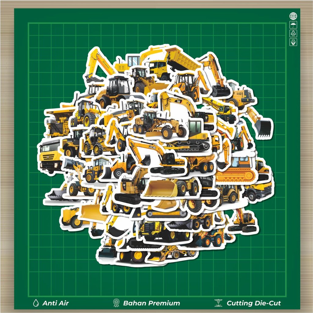 

HOT 50 PCS STIKER Stiker Kartun Vehicle Series 1 [Kendaraan] Stiker Fashion Cars Decal Dingin Kartu Album Custom Vinyl Anti Air- Sticker Aesthetic Buku Journal Koper Casing HP Tablet Laptop Helm Motor Botol Minum