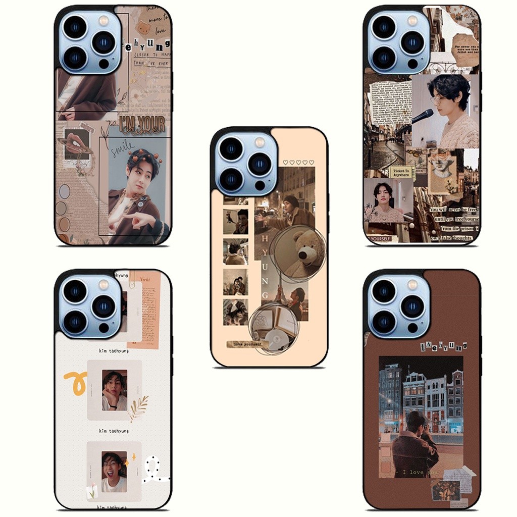 (CK269) Case Kpop BTS Kim Taehyung Aesthetic Casing Glossy Oppo A57 2022, A95 4G, A55, A74, A54, A53