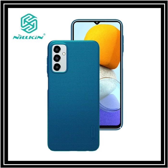 SAMSUNG GALAXY M23 / F23 5G NILLKIN FROSTED SHIELD HARD CASE PC CASING - Biru, SAMSUNG M23 5G