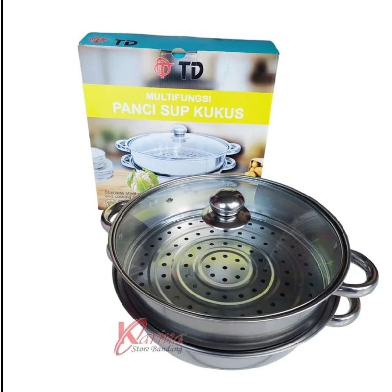 PANCI KUKUS 2 SUSUN MERK TD/ 28 cm.