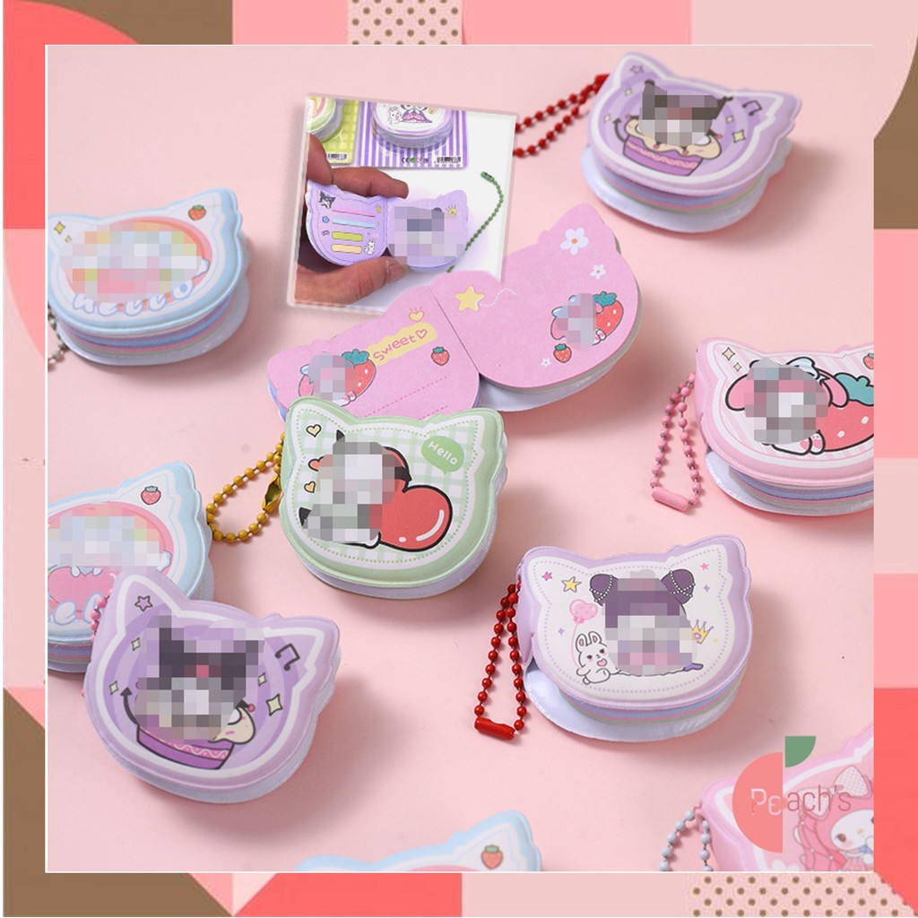 

PEACHs - S6657 Buku Catatan Gantung Lucu / Buku Kecil / Catatan Kecil dengan Gantungan Rantai / Catatan Kecil Karakter Kartun Imut