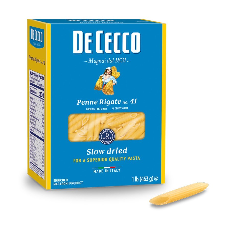 

Penne Rigate no. 41 De Cecco / Pasta Penne Rigate De Cecco - 500 Gram