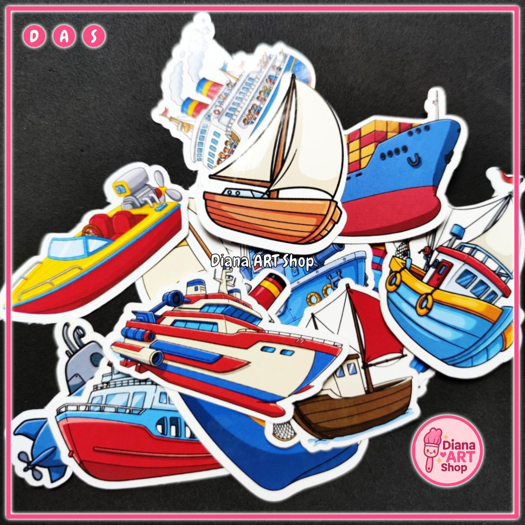 

Stiker Kapal Laut Sticker Kertas Glossy Gambar Kapal Laut Isi 15 Pcs Terlaris