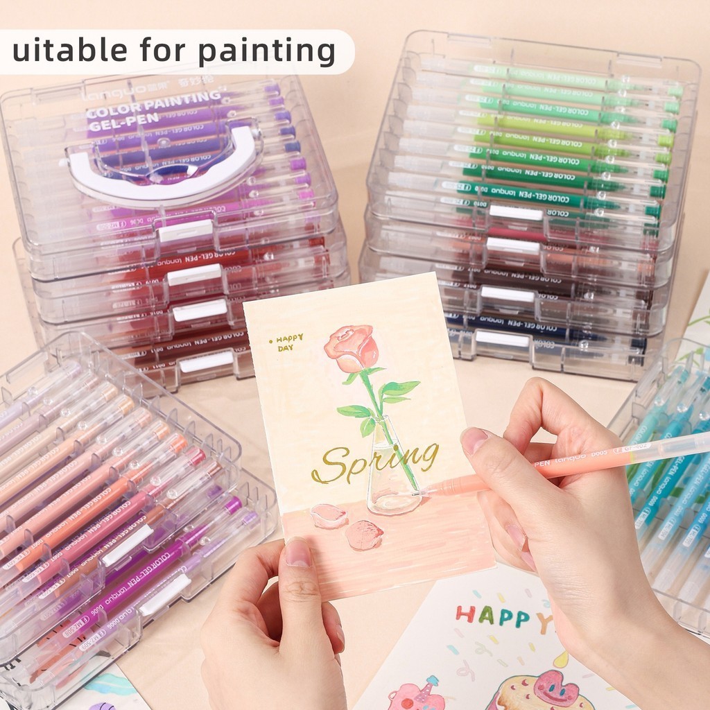 

SET PENSIL WARNA 99 VARIASI - Kotak Portable Lapis Dengan Klip, Spidol Warna Pastel Morandi 0.6mm, Perfect Untuk Bullet Journal & Scrapbooking