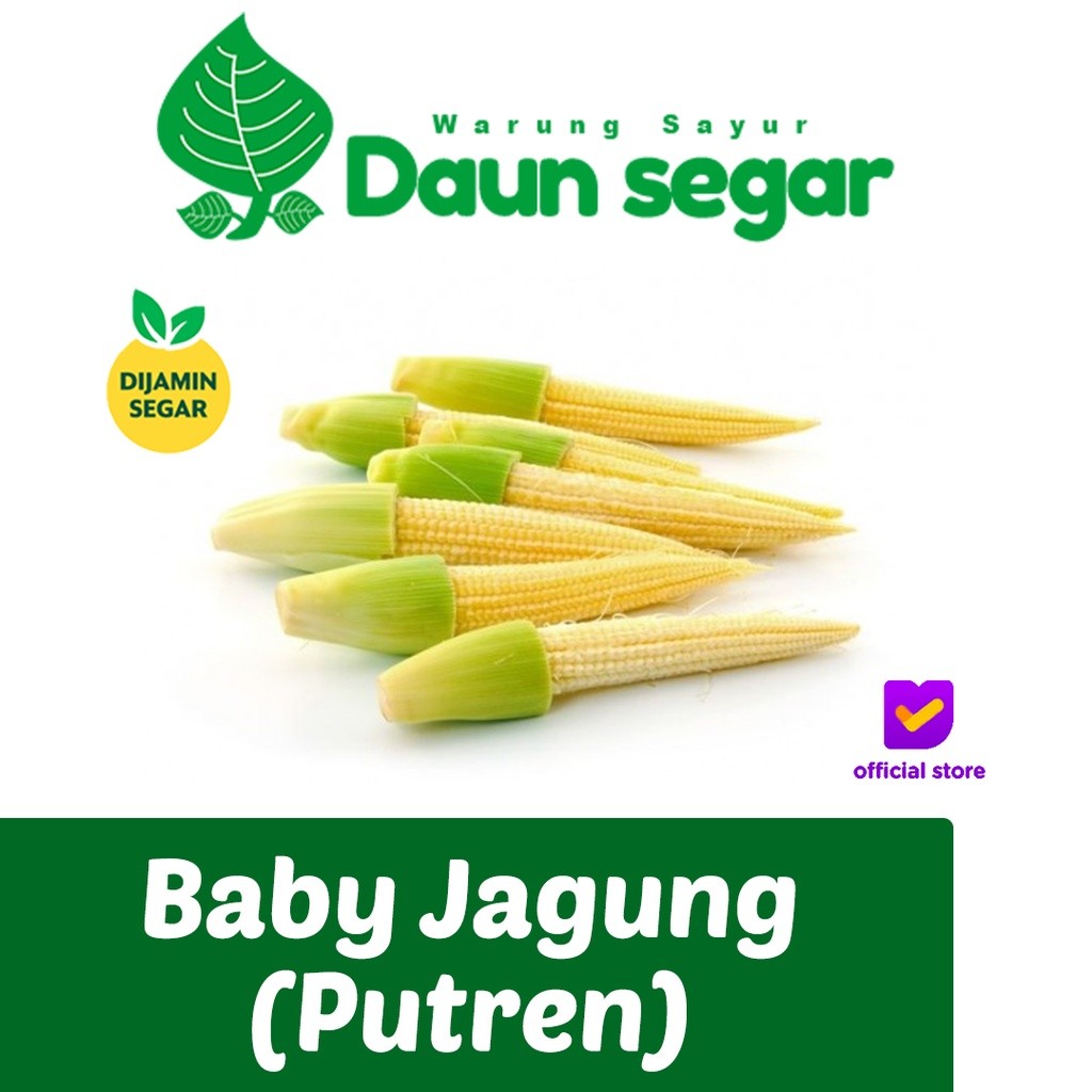 

jagung putren Jagung baby Jagung acar Kecil baby corn 250gr Fresh Quality