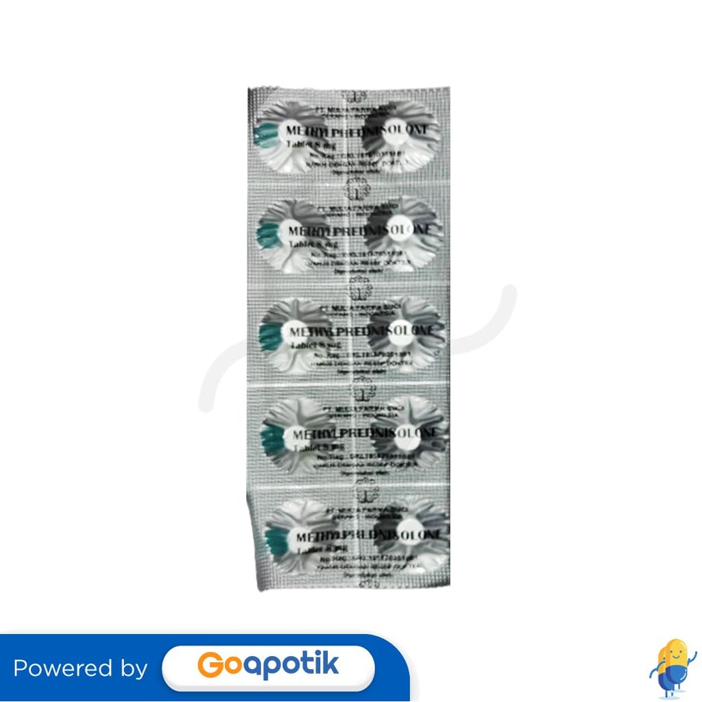 Methylprednisolone Mulia 8 Mg Strip 10 Tablet
