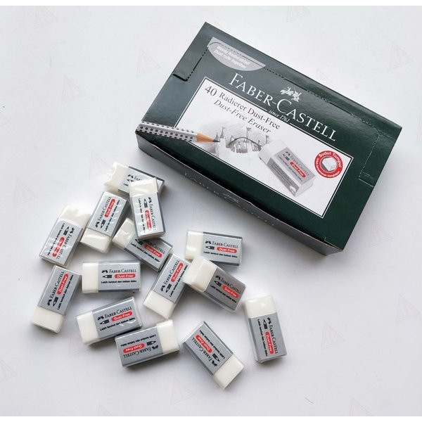 

fabercastell eraser/penghapus dust free kecil 18 72 30/09 (harga satuan)