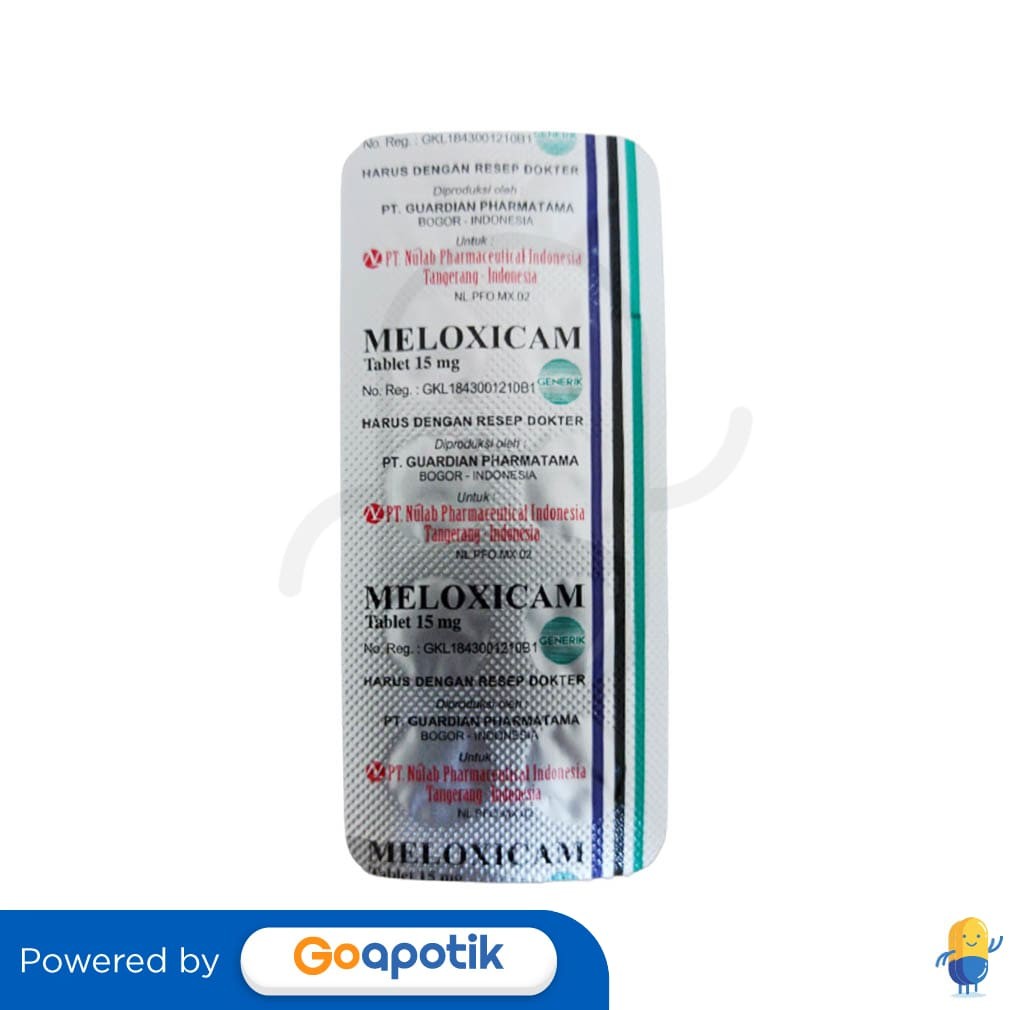 Meloxicam Nulab 15 Mg Strip 10 Tablet