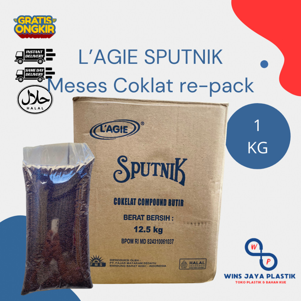 

Sputnik Meses Coklat 1Kg | Lagie Sputnik Re-Pack Meses Coklat Premium