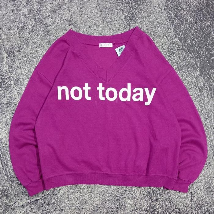 jaket sweater crewneck ALKONG murah size L