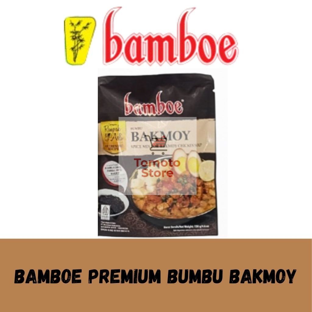 

✨ TOMOTOSTORE ✨ BAMBOE Premium / Authentic Recipe Bumbu Bakmoy Spice Mix for Bakmoy Chicken Soup