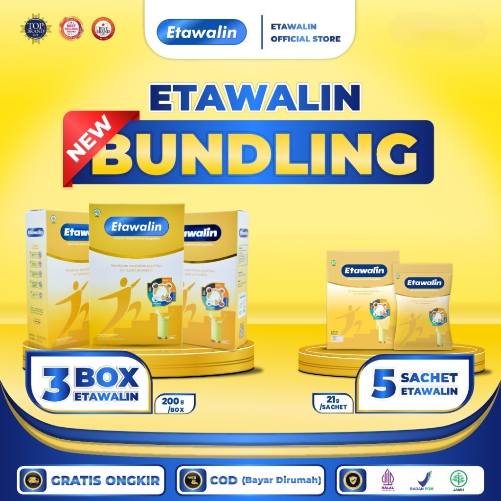 

Bundling 3 Box + 1 Box Sachet Etawalin Jumlah Lebih Banyak Harga Lebih Hemat
