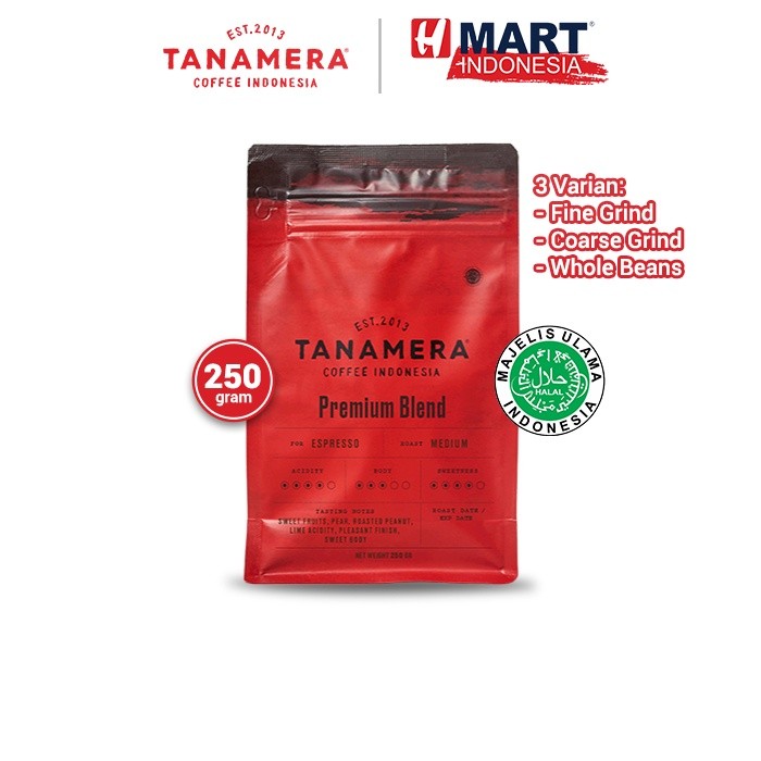

TANAMERA COFFEE - Premium Blend / Kopi Arabika 250gr