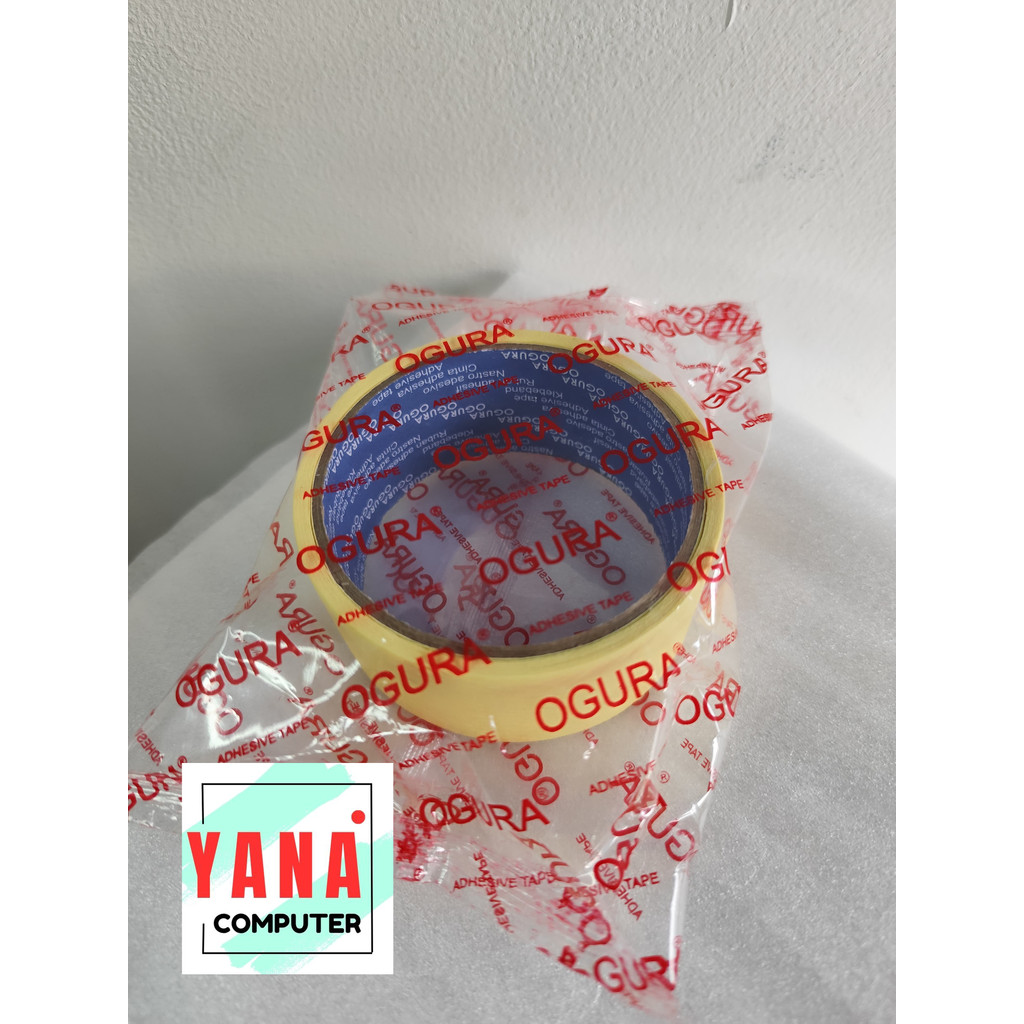 

1 PCS LAKBAN MASKING MSK 2 INCH 21 YARD (40MM x 10M) - LAKBAN KERTAS KUNING