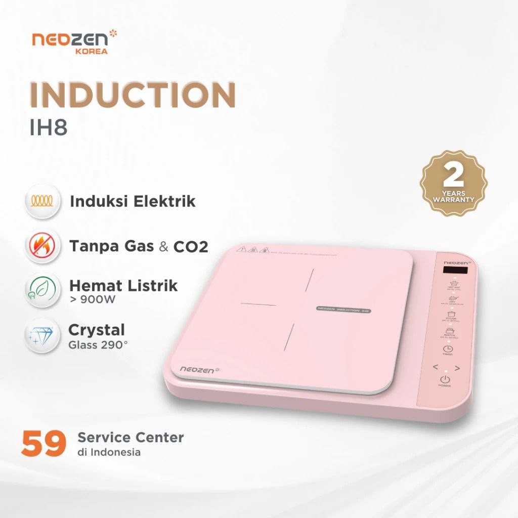 NEOZEN Kompor Induksi IH8 Kompor Listrik 1 Tungku Tanpa Api Kompor Kaca