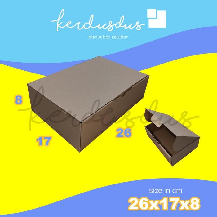 

26x17x8 cm kardus carton box diecut pizza kue packing packaging