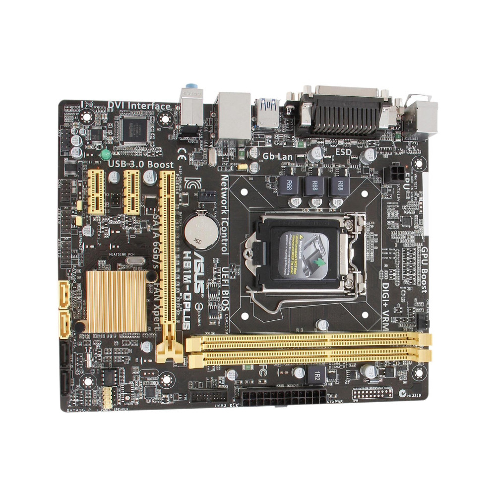 ASUS H81M-D PLUS Motherboard Intel H81 LGA 1150 DDR3 16GB support i3-4160 4130 4370 4570 4590 4330 4