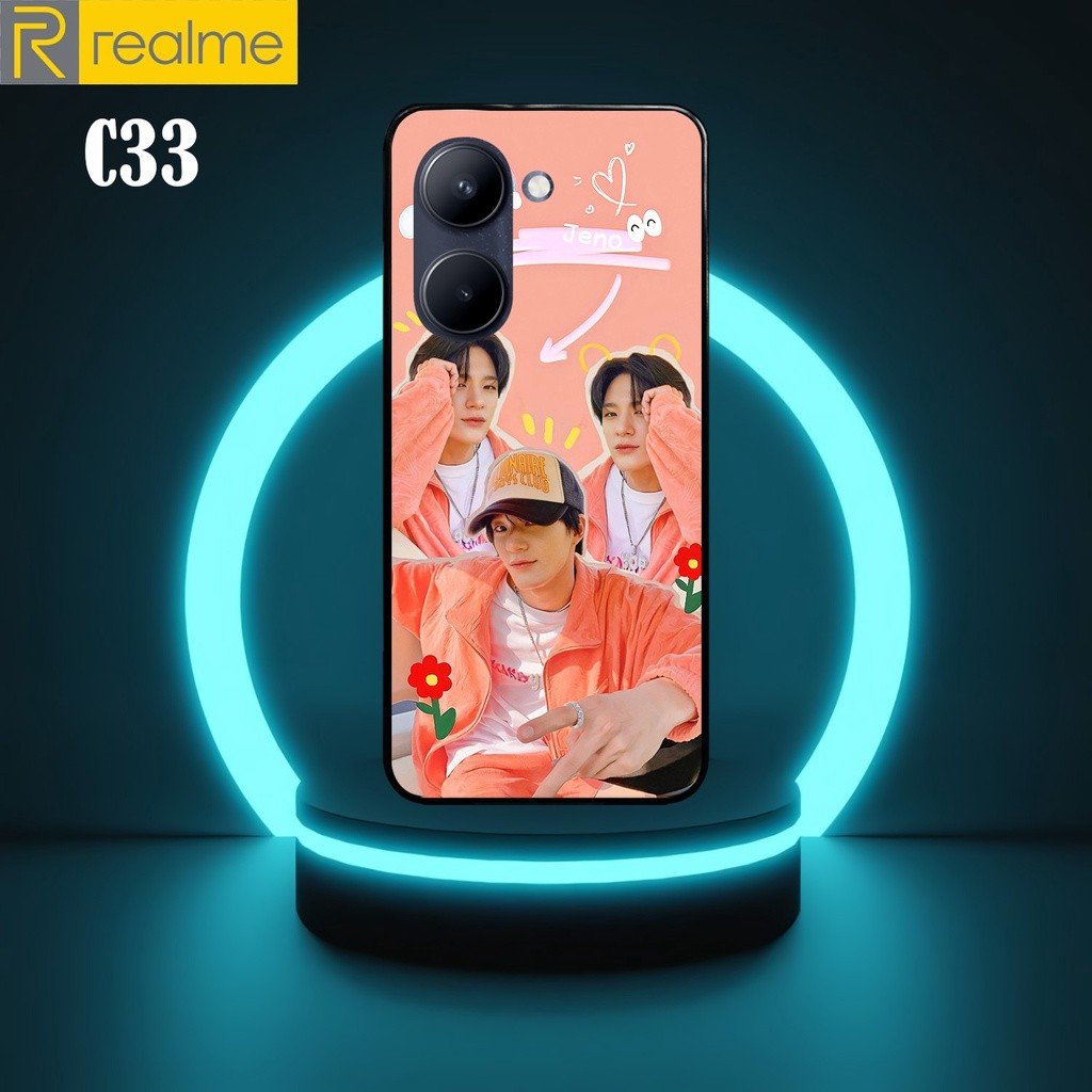 [RM126] Custom Case Glossy ALL TYPE REALME C33 JENO NCT