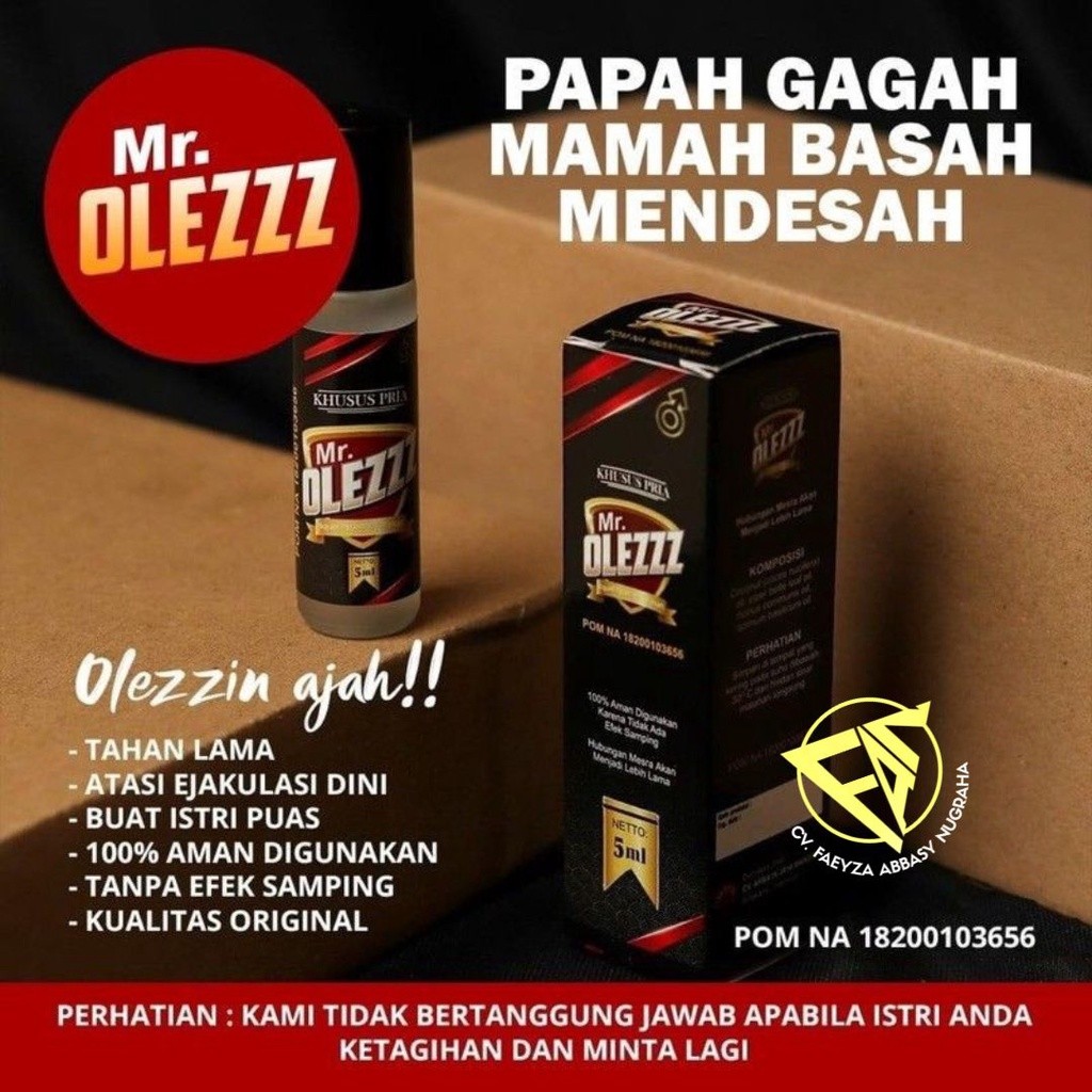 Herballife86.id - MR OLEZZZ Pembesar P3nis- Minyak Oles Solusi Pria Kuat - Mr Olezzz Original BPOM P