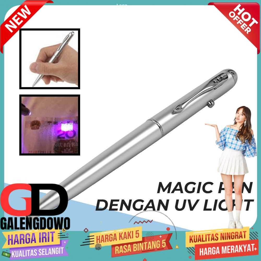 

Pena Tinta Invisible Magic Pen dengan UV Light - HY-0812
