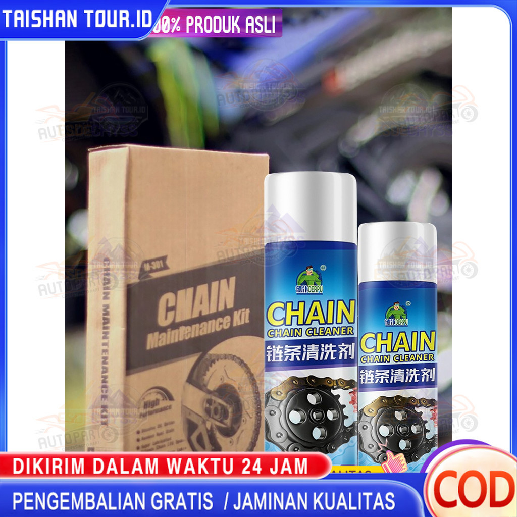 (COD)Pilihan Pembalap Profesional Chain Lube Pelumas Rantai Contact Cleaner Anti Karat Pembersih Ran