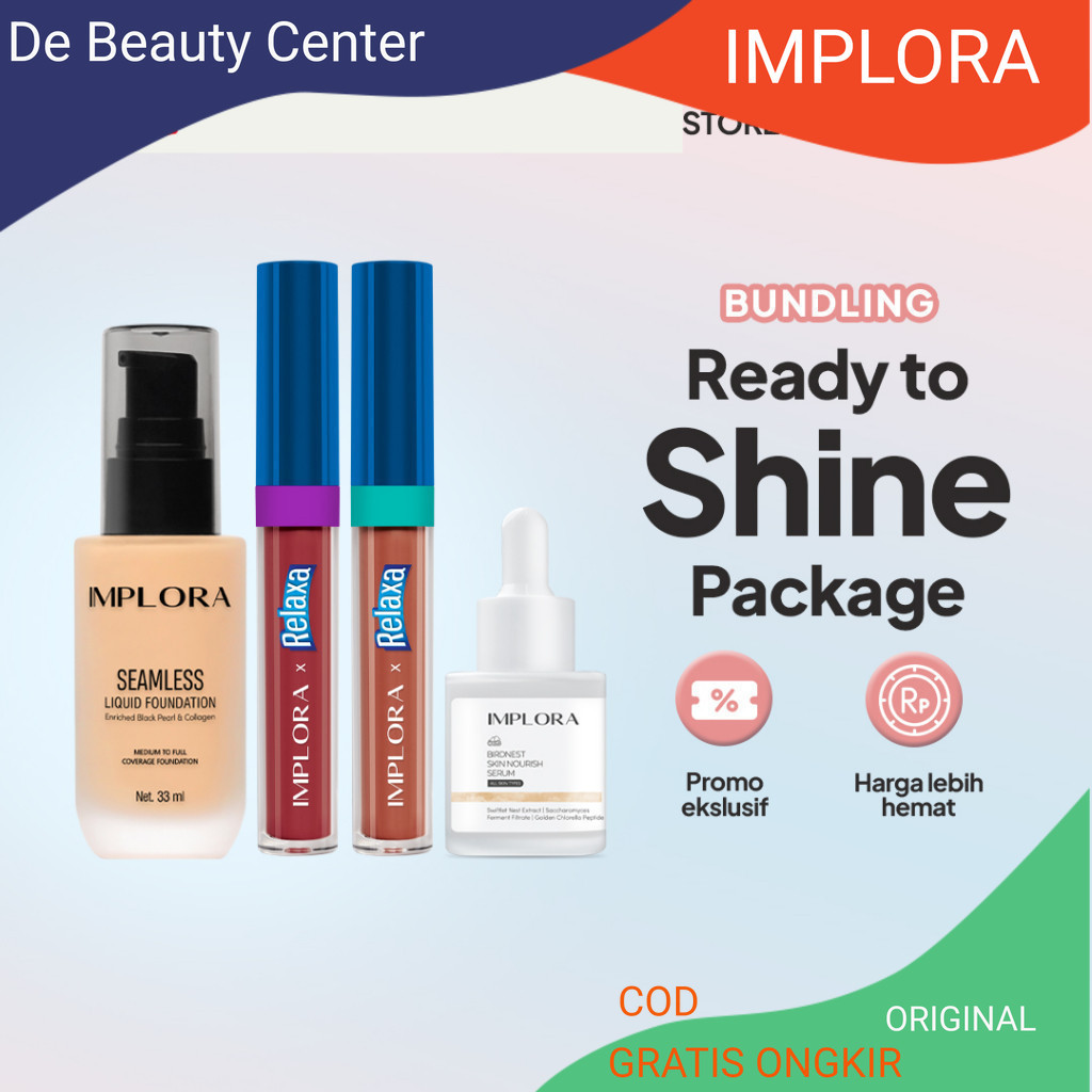 [[ IMPLORA ]] PAKET SET / Implora Ready To Shine Package