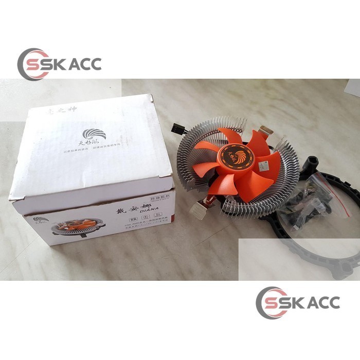 Fan Processor Combo LGA AMD /Intel / Fan Diana -KOMPUTER