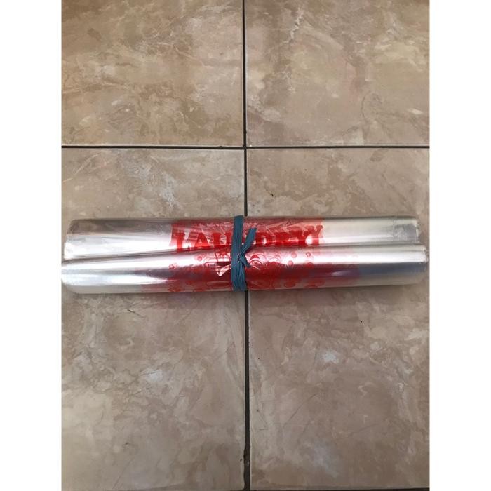 PLASTIK SABLON/PRINTING LAUNDRY BERAT 1KG WARNA MERAH DAN BIRU - 35x50