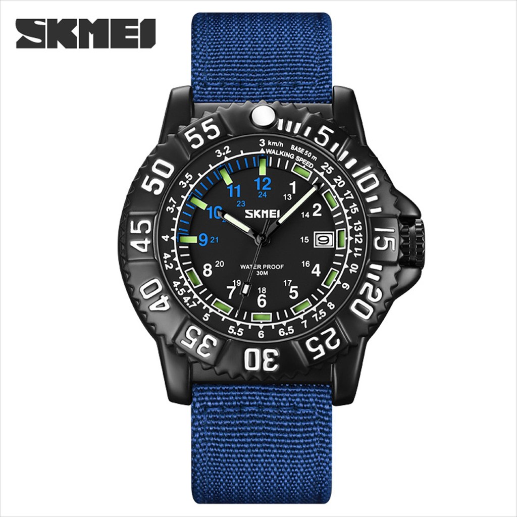 Jam Tangan 9281 SKMEI  Strap Nylon Original Water Resist