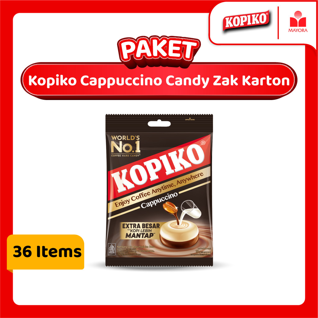 

Paket Permen Kopiko Cappuccino Candy Zak Karton