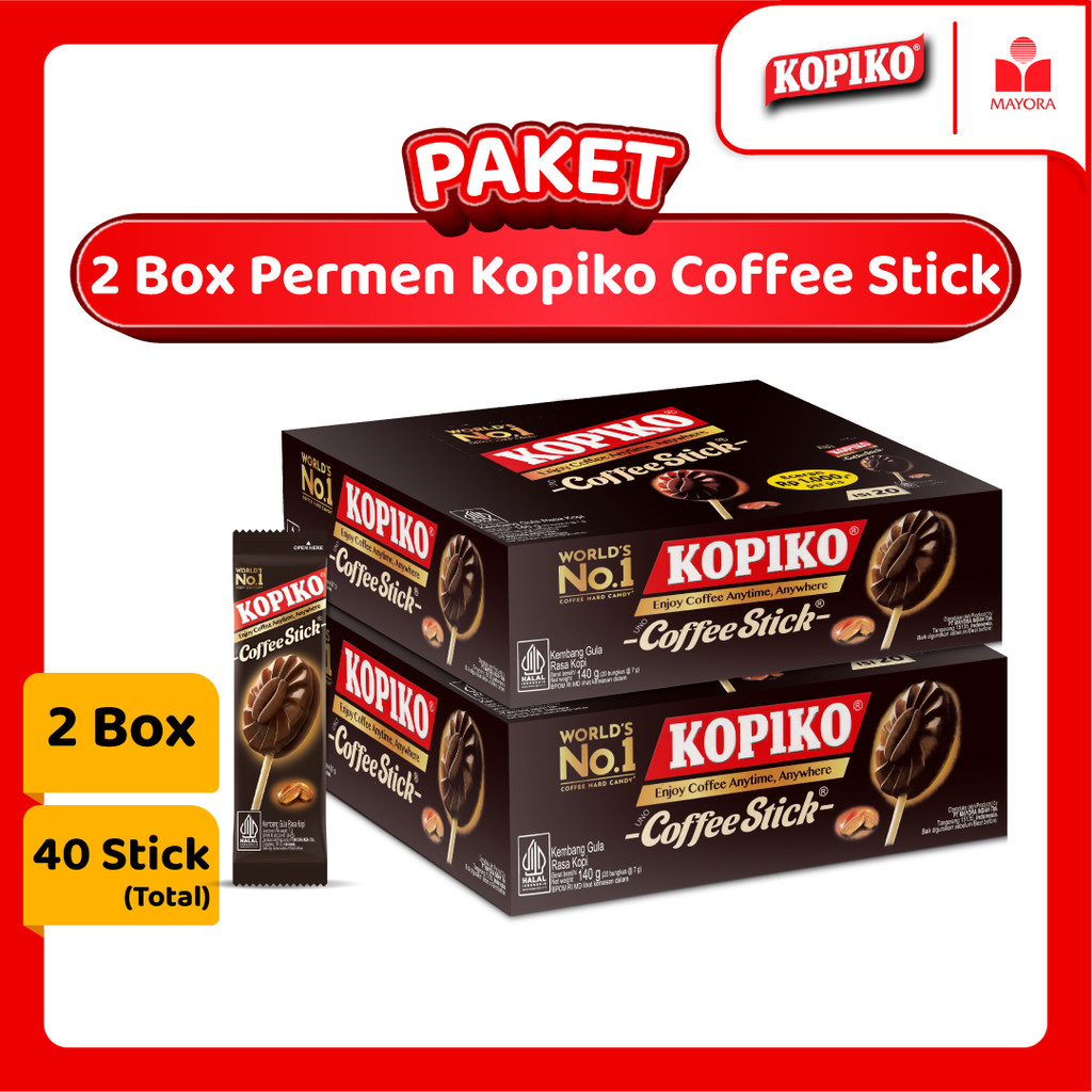 

Paket 2 Box Kopiko Coffee Stick