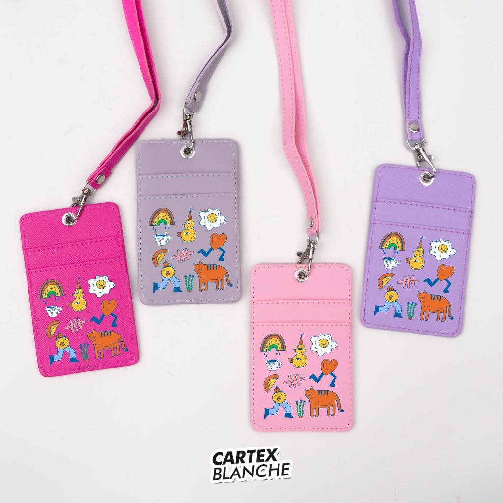

Sale Cartexblanche Collorfull Graphic Lanyard Card Holder Unisex Name Tag Premium Pria & Wanita Terlaris