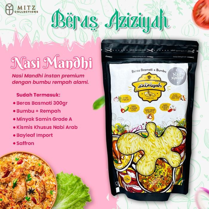

[Best Seller] Paket 3in1 Beras Basmati Bumbu Briyani Kebuli Minyak Samin AZIZIYAH - Mandhi