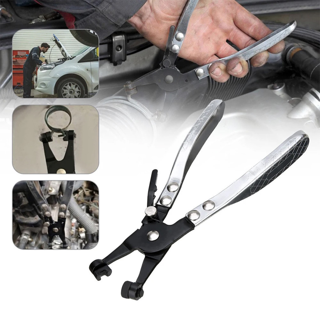 Tang klem selang, tang klem pipa air mobil tipe tenggorokan, tang pelepas klem pipa oli lurus