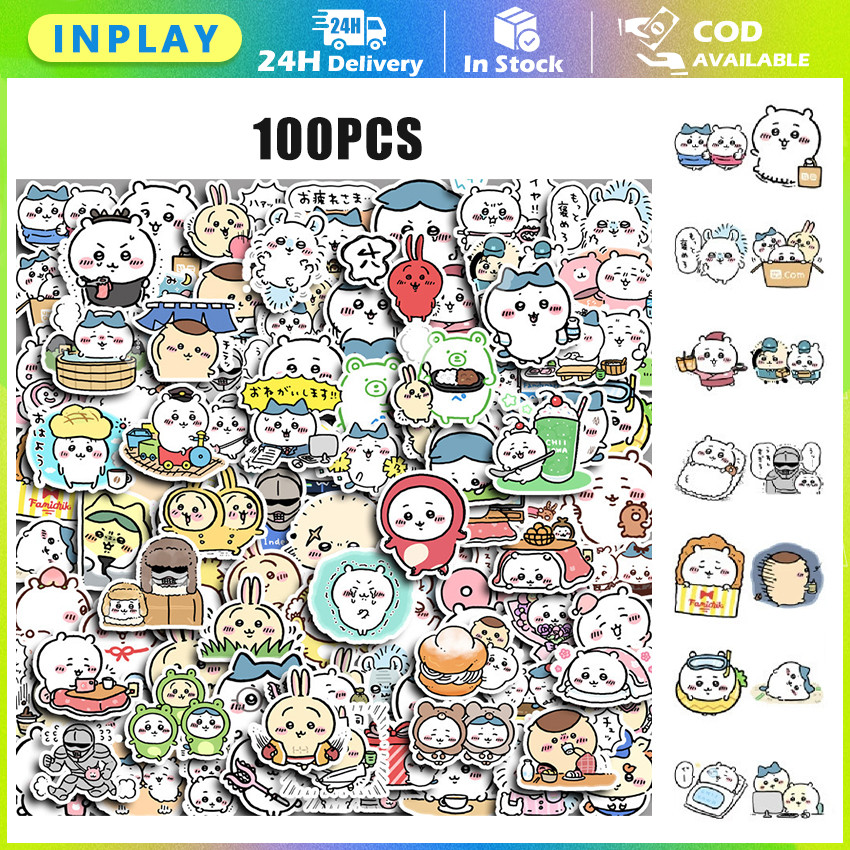 

Paket Stiker Chiikawa 100PCS Gaya Aesthetic Kartun Jepang Untuk Scrapbook, Dekorasi Laptop, dan Journaling