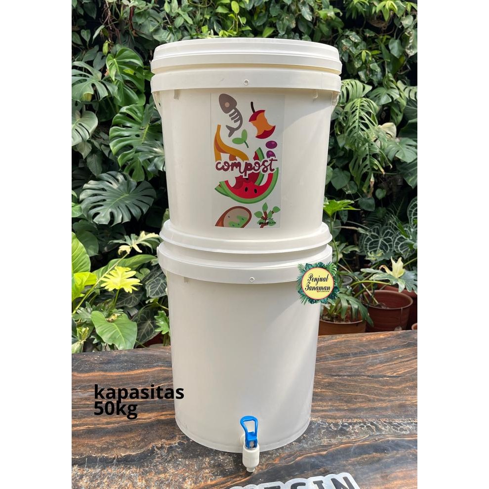 Tong Kompos Komposter Tempat Kompos 50kg - Tong Saja