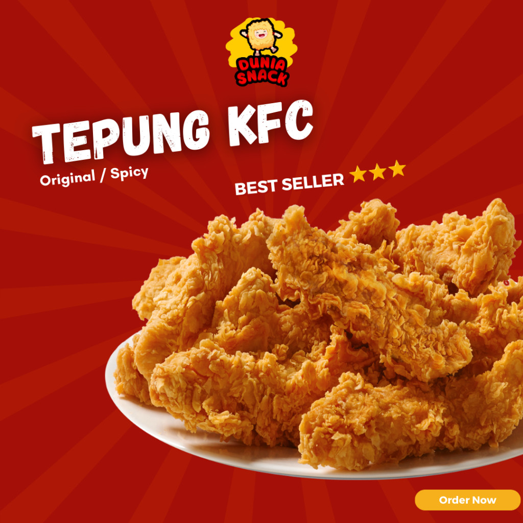 

Mekar_raya TEPUNG AYAM GORENG CRISPY KFC FREE TEPUNG BIANG FRIED CHICKEN