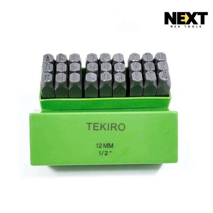 TEKIRO LETTER PUNCH / HURUF KETOK BESI / ALAT CETAK LOGAM - NEX TOOLS