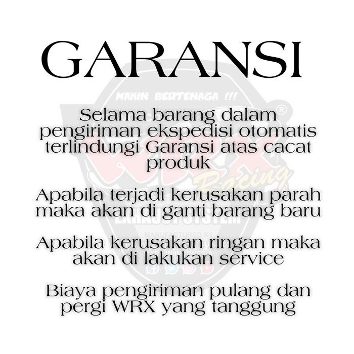 Knalpot Aerox155 WRX GP6 SS K150 Aerox 155 Fullsystem