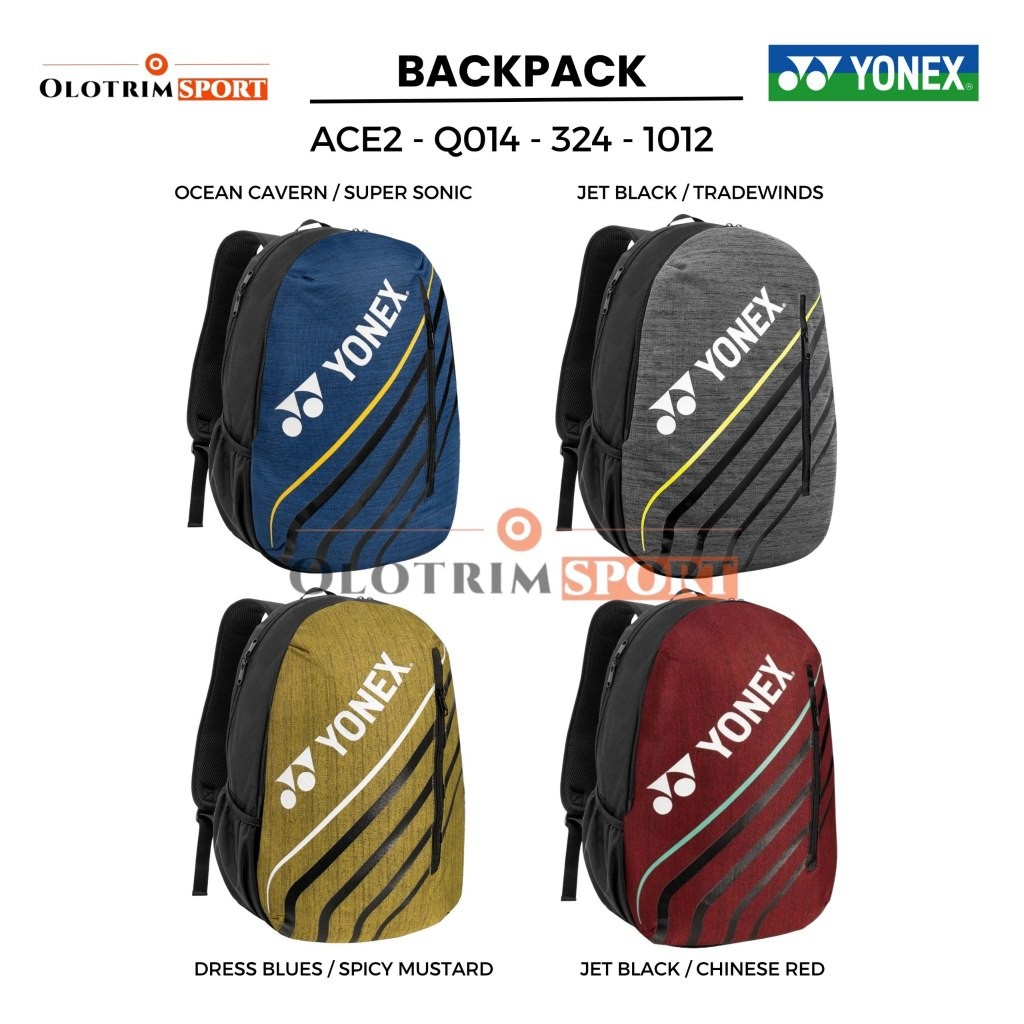 YONEX BADMINTON BACKPACK ACE2 - Q014 - 324 - 1012 / Tas Ransel Badminton 100% ORIGINAL YONEX