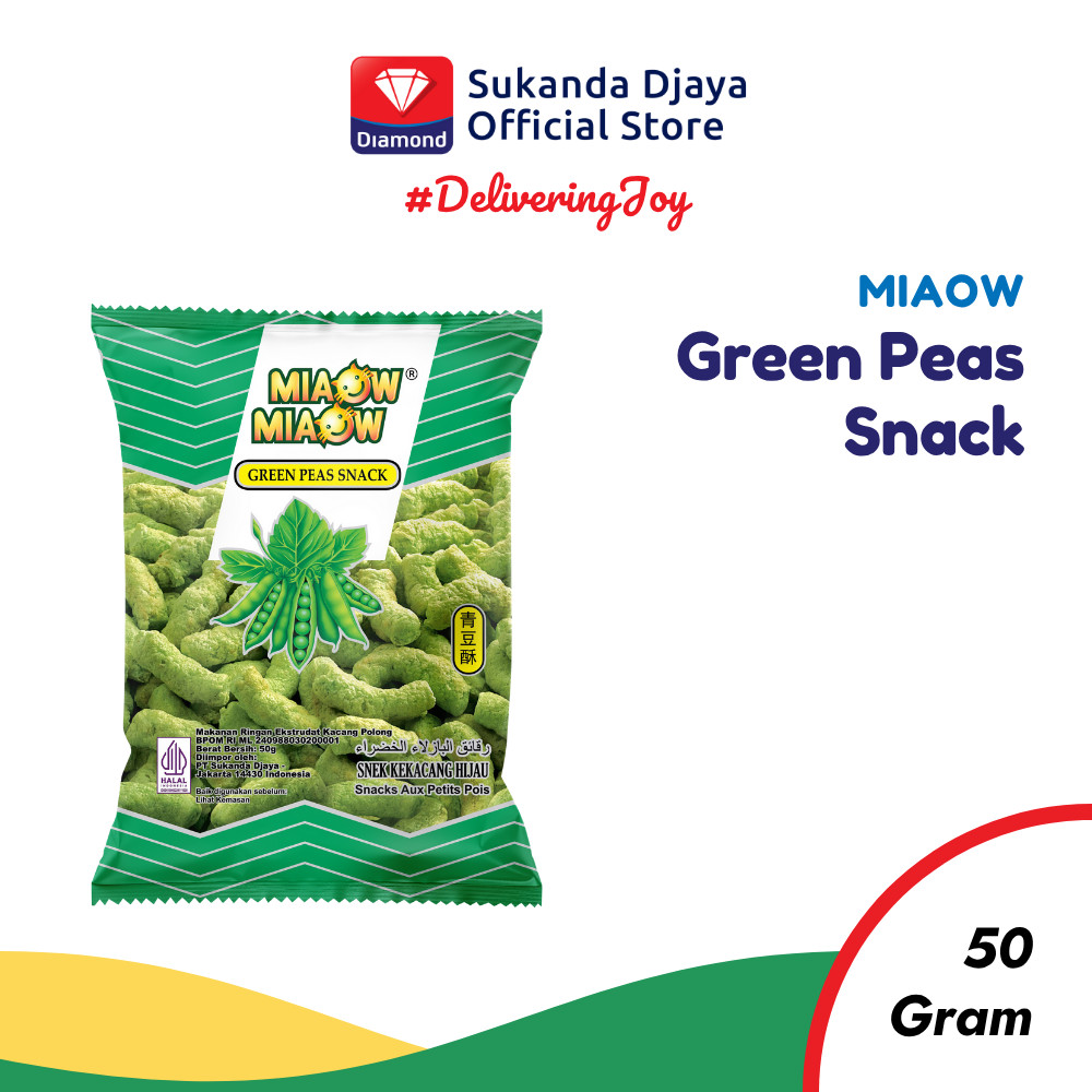 

MIAOW MIAOW Green Peas Snack 50 GR
