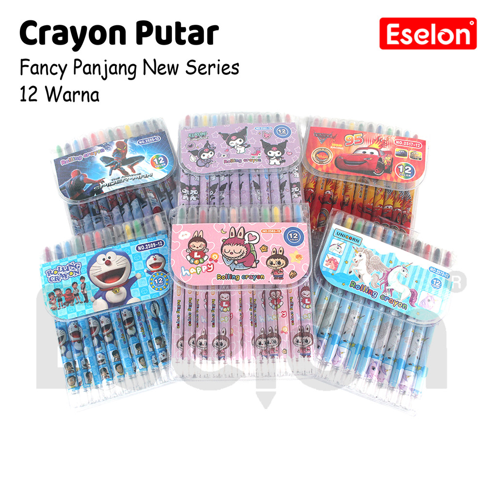 

♚Crayon putar PANJANG / Rolling Crayon / crayon putar♚