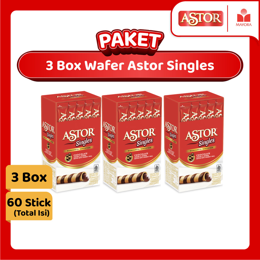 

Paket 3 Box Wafer Astor Singles
