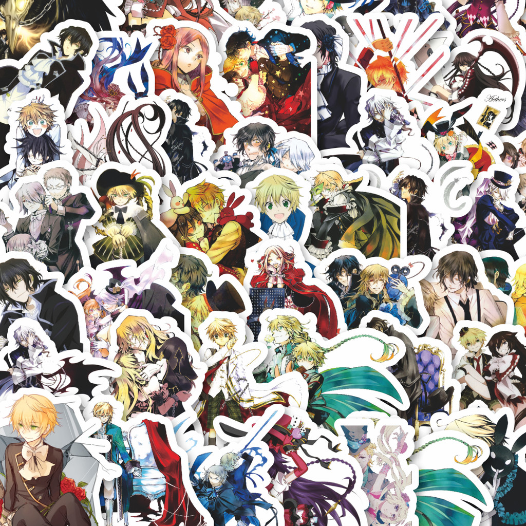 

Stiker Cutting Pack Stiker Anime Series Pandora Hearts Mix 1 Isi 100Pcs Series Aesthetic Lucu Keren Untuk Koper Bahan Vynil