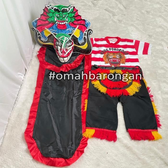 

* Mainan Anak Stelan Kaos Celana Reog Ponorogo dan Barongan Devil Caplokan Spon Free Embong Kemul - Dibawah 3 tahun *