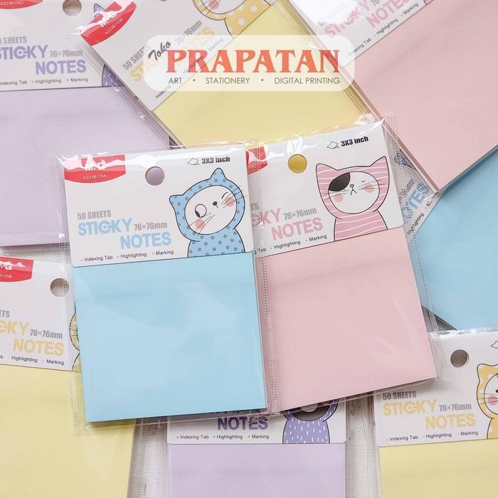 

M&G So Many Cats Sticky Note YS-484 | Notes Memo Tempel - PINK