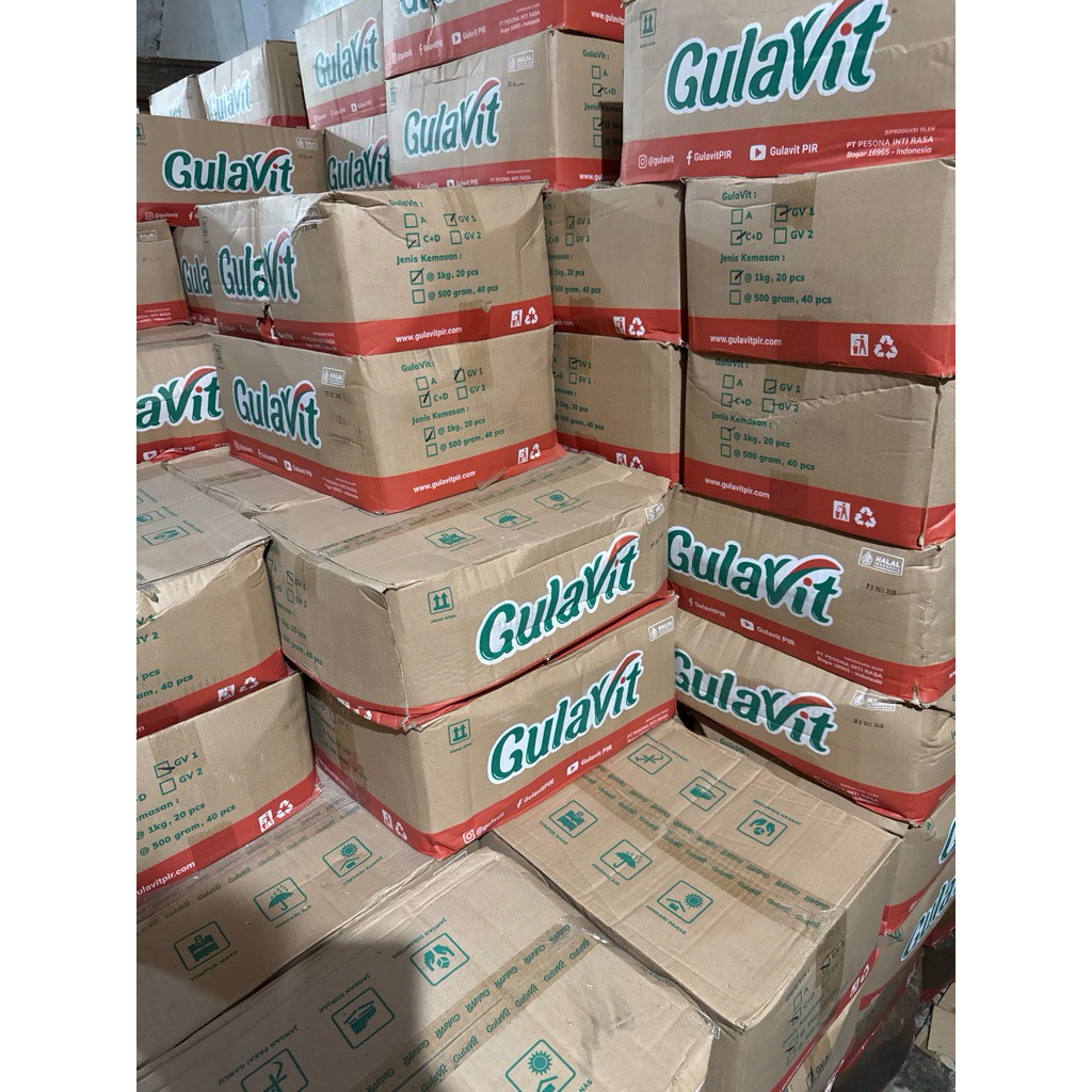 

Gula Vit 1 kg @ 20 bks / 1 dus